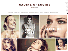 Tablet Screenshot of nadinegregoire.nl